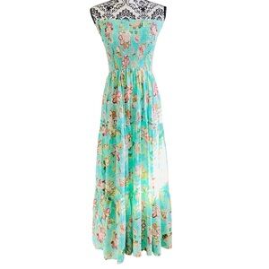 Sunday Mi Amor Floral Sleeveless Sundress Sz-Medium